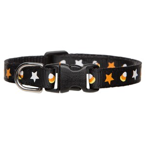Cat Collar - &quot;The Sugar Fix&quot; - Candy Corn Print