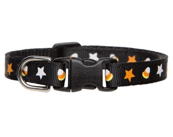 Cat Collar - "The Sugar Fix" - Candy Corn Print