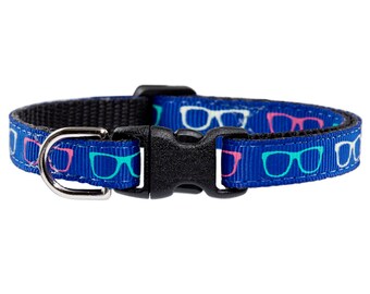 Cat Collar - "The 20/20" - Sunglasses/Glasses Print