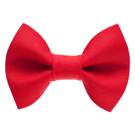 Nouveau Bow Collar: Red