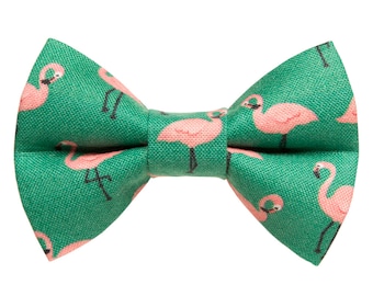 Cat Bow Tie - "The Next Stop, Miami'" -  Flamingo - LIMITED EDITION