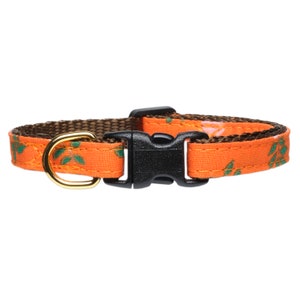 Cat Collar - &quot;The From The Source&quot; - Peach Print