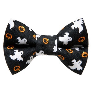 Cat Bow Tie - "The Supernatural " -  Limited Halloween Ghosts + Pumpkins