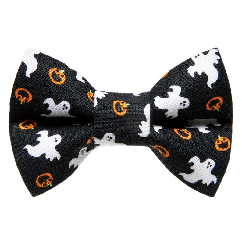 Cat Bow Tie The Supernatural Limited Halloween Ghosts Pumpkins image 1