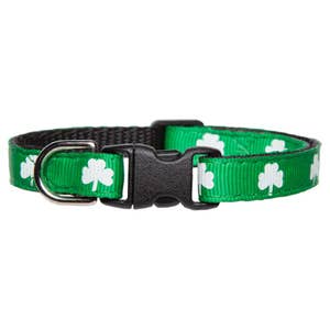 Cat Collar - &quot;The Lucky One - Cat Collar - Green Shamrock