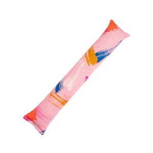 Organic Catnip Cat Toy  - &quot;The Big Kicker&quot; - Pink with Paint Strokes Print