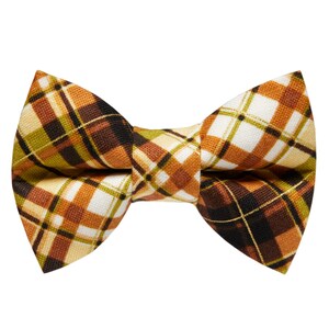 Cat Bow Tie - "The Anchorman" - Plaid Print
