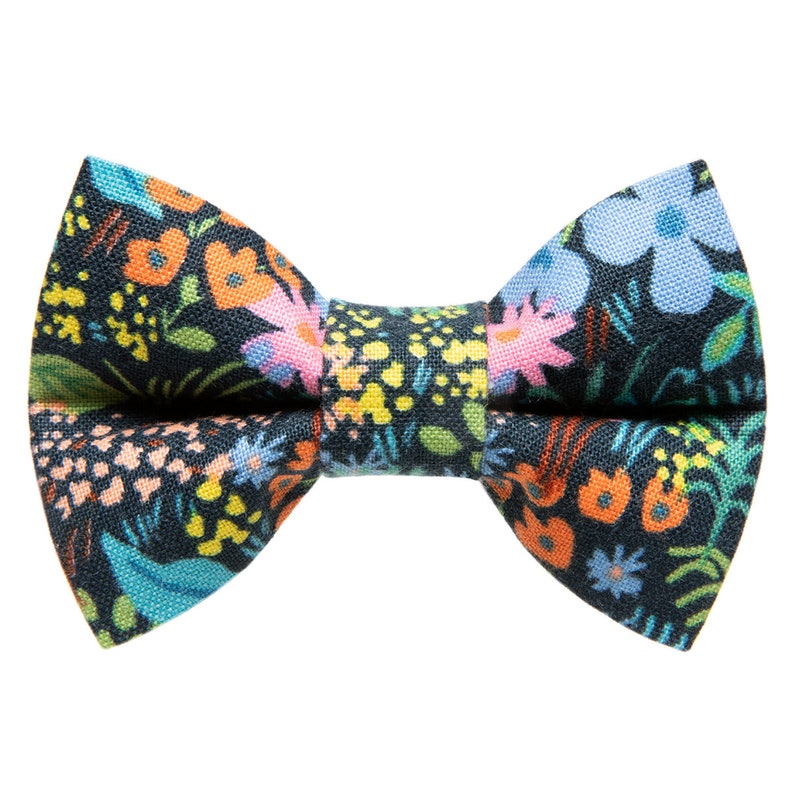 Cat Bow Tie the Picklestock floral Rifle Paper - Etsy