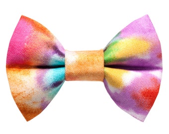 Cat Bow Tie - "The Half Baked"  - Tie Dye