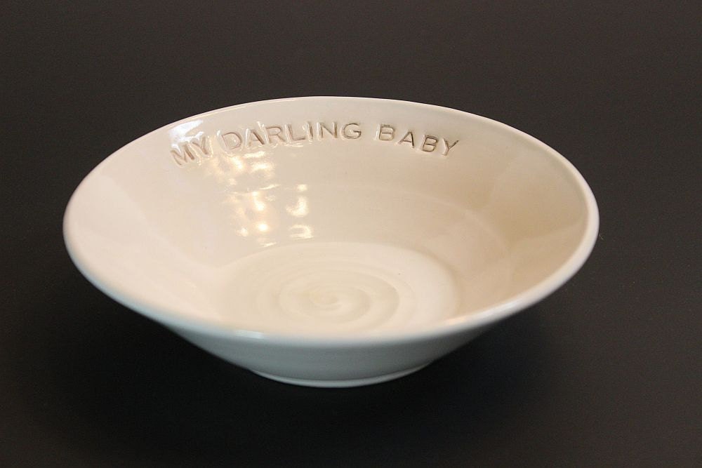 Ceramic Keepsake Baby Dish My Darling Baby in Etsy