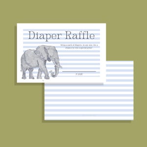 A Little Wild One is on the Way Diaper Raffle Card, Safari Baby Shower Diaper Raffle Invitation Insert, Jungle, Printable, Instant Download