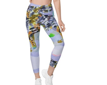 Coyote Leggings with pockets Women Yoga Pants High Waist Yoga Pants