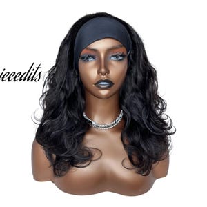 12” Body Wave Headband Wig | Glueless | 100% Virgin Human Hair | Beginner-Friendly