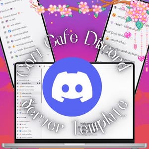 Discord Server Template | Cozy Cafe | Social Community Hub (Digital Download)