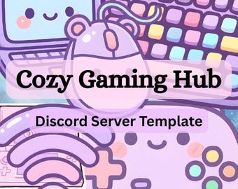 Discord Template | Pastel Pink Fairy Dust Kawaii Discord | Stardew Valley Animal Crossing Sanctuary