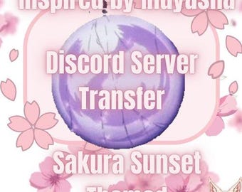 Sakura Dusk Discord Server Template: Feudal Japan, Inuyasha Inspired Shrine