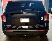 ORALITE Reflective Chevron Decal Set: Universal Fit, 3" x 23.5"