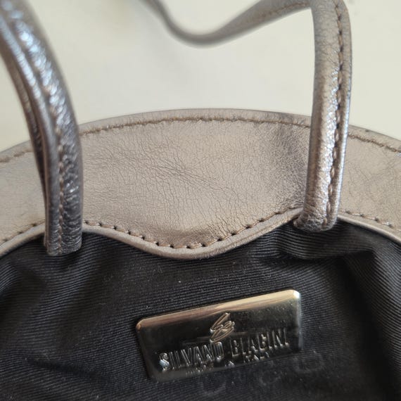 Vintage Silvano Biagini Silver Python Leather Sho… - image 9