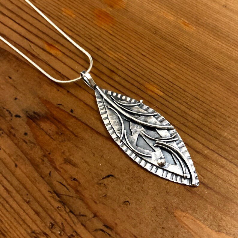 Oxidized sterling Pendant Regina Marie Designs,etsymetal team stamped silver Sterling textured pendant layered sterling pendant