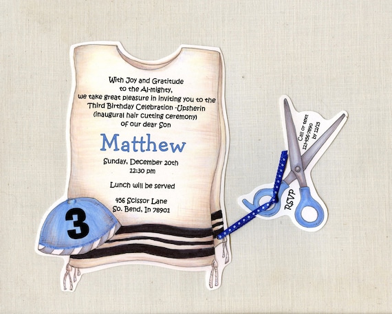10 Upsherin Troisieme Anniversaire Fete Invitation Etsy 10 Upsherin Troisieme Anniversaire Fete Invitation Etsy