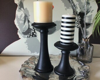 Baccarat Massena Candlesticks Set of 2 Vintage Crystal