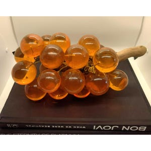 Mid Century Modern Lucite Trauben auf Treibholz