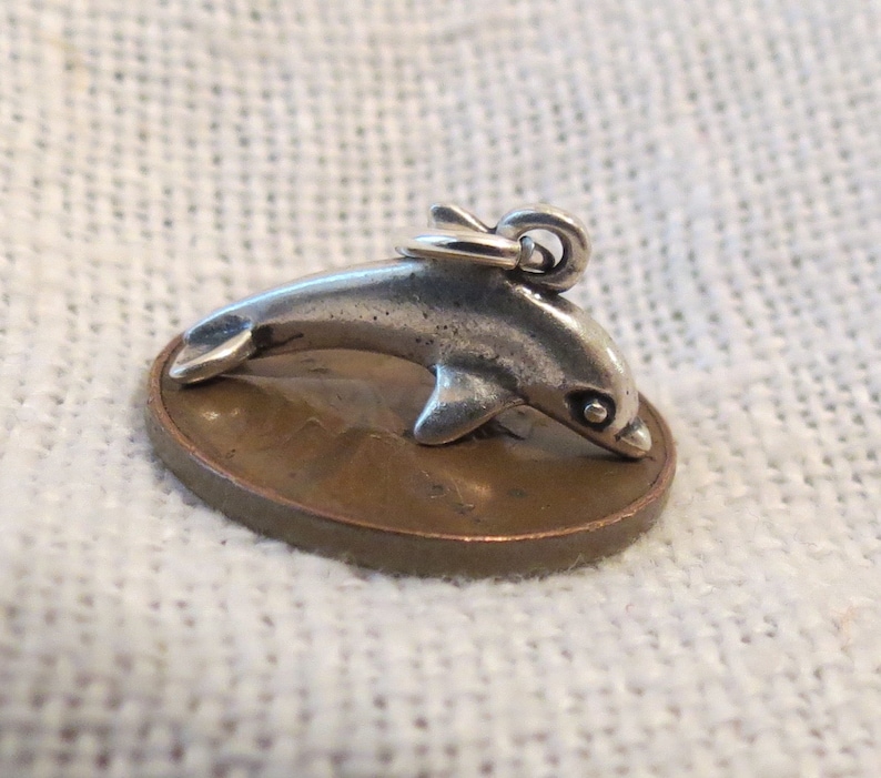 Dolphin Sterling Silver Charm