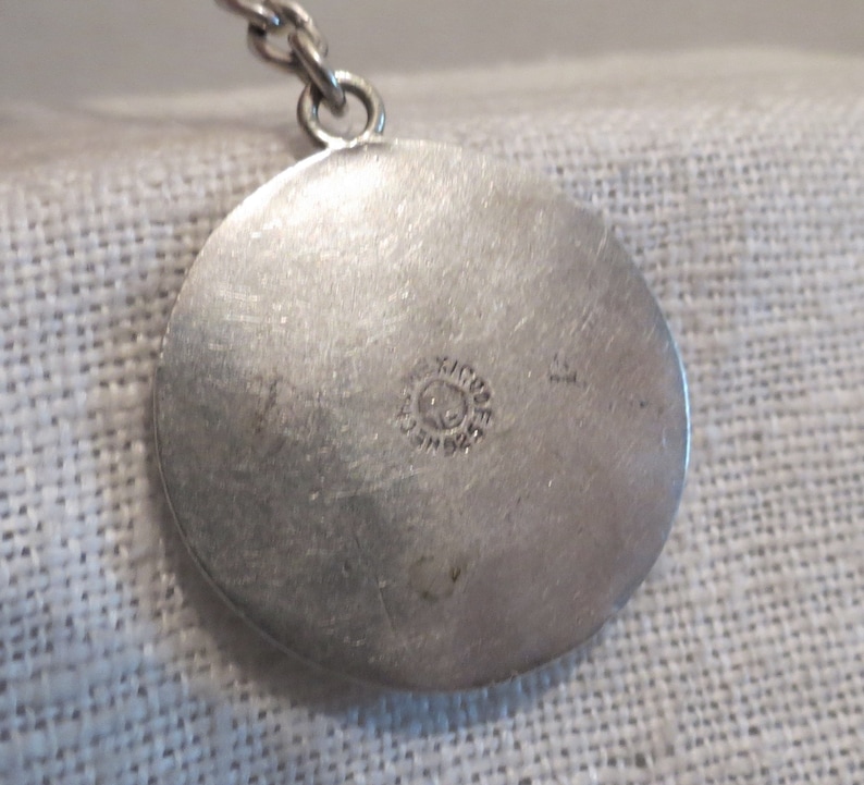 Tribal Face Sterling Silver Key Chain