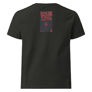 Ban rote Emojis MAGA Satire Firebrand Frau T-Shirt