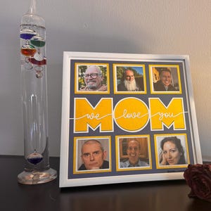 We Love You Mom 8&quot;x8&quot; Photo Mat