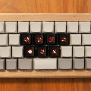 Helldivers 2 Stratagem Keycap – Hangar Division– Offensive Eagle – 3D Printed Strafing Airstrike Cluster Napalm 500KG 110MM MX Cherry