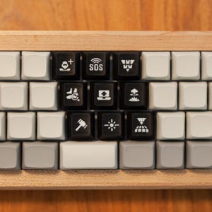 Helldivers 2 Stratagem Keycap – Mission – Common + Objective – 3D Printed Reinforce Resupply Radar Hellbomb Upload SOS MX Cherry