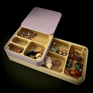 Modular Storage Box | 3D Printable Organizer, Customizable Compartment System for Desk, Jewelry, Crafts – Löva STL Files