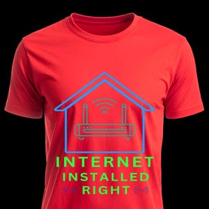 インターネットが正しくインストールされました - ユニセックスTシャツ