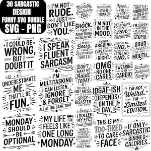 Funny Svg Bundle, Sarcasm Svg Bundle, Sarcastic Bundle Svg, Sarcastic Svg Bundle, Sarcastic Sayings Svg Bundle, Sarcastic Quotes Svg, Png