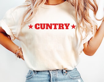 Comfort Colors Funny Western Shirt: Edgy Rodeo Cowgirl Graphic Tee