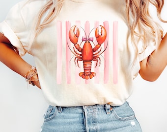 Vintage Red Lobster T-Shirt: Retro Marine Life Tee