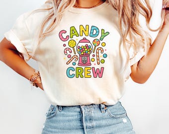 Candy Crew Comfort Colors Shirt: Sweetie Candy Squad Tee