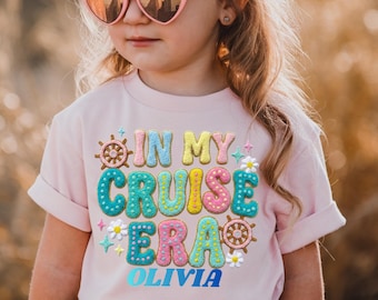 Kids Custom Cruise Era Shirt, Personalized Vacation Tee