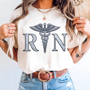 Registered Nurse Shirt for Women, RN Tshirt for Registered Nurse, Nursing T-Shirt for Nurse, Gift for Registered Nurse, RN Graduation Gift