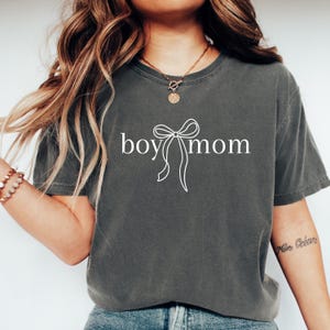 Comfort Colors Boy Mom Shirt: Soft Cotton Mom Life Tee