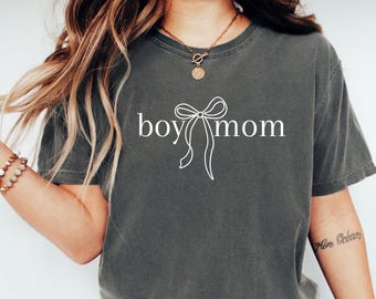 Camiseta de mamá para niño con colores cómodos: camiseta de algodón suave para mamá