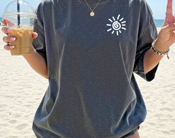 Comfort Colors Beach T-Shirt: Soft Cotton Vacation Tee