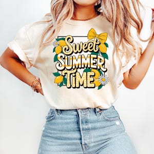 Comfort Colors Summer T-Shirt: Sweet Summertime Vacay Life Tee