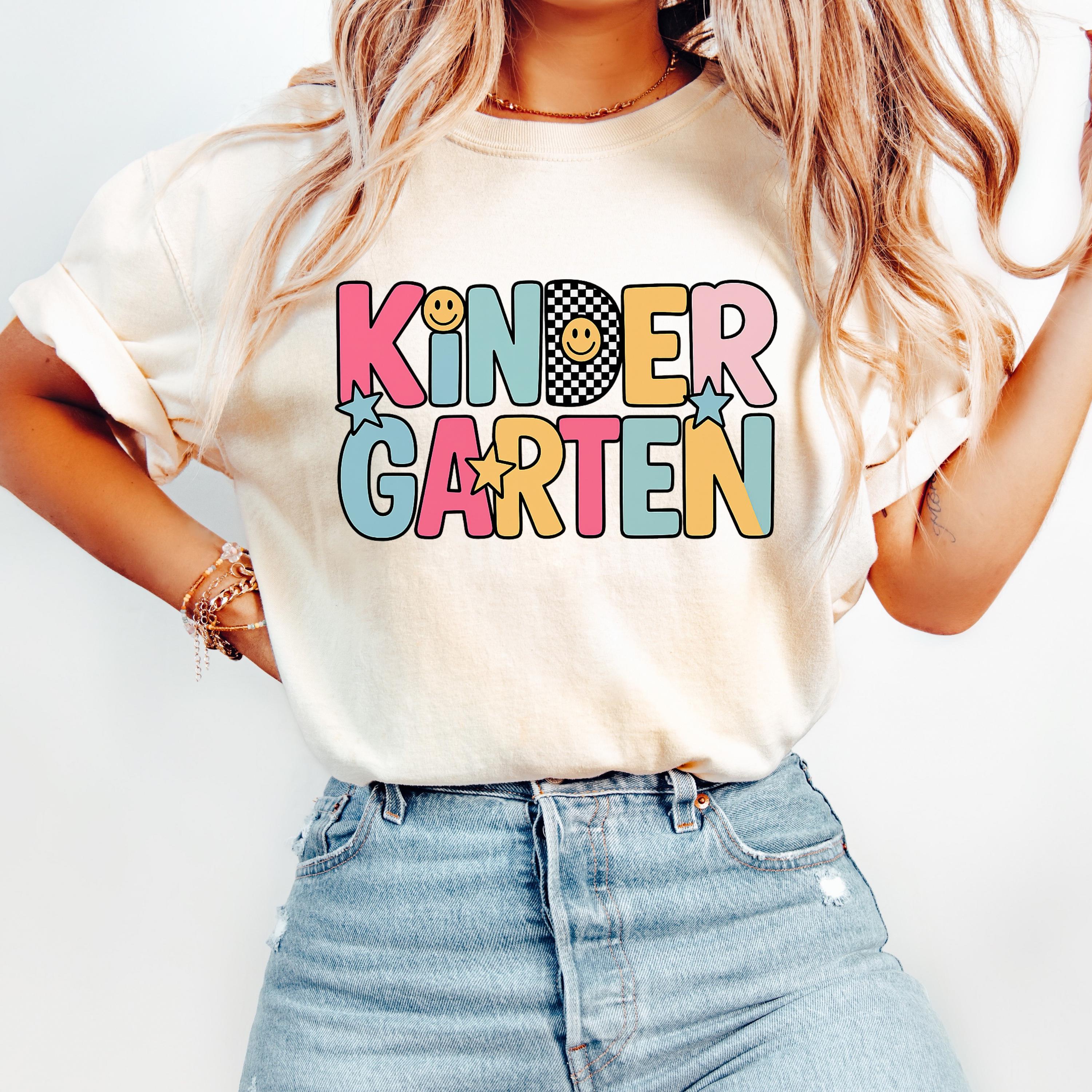 Comfort Colors Kindergarten Teacher Shirt: Back to School Gift