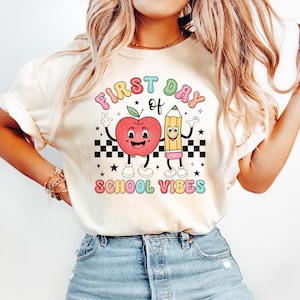 Comfort Colors First Day of School Shirt: Soft Cotton Teacher Tee