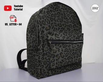 Patrón PDF de mochila Arcline: Tutorial paso a paso