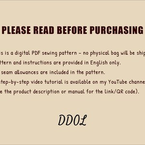 DIY Boston Bag Sewing Pattern PDF - Easy Step-by-step Tutorial (A4/US ...