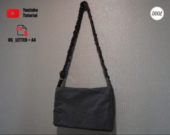 Strap Shoulder Bag Sewing Pattern – 2 Sizes, Easy DIY PDF