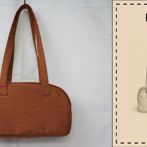 DIY Boston Bag Sewing Pattern PDF - Easy Step-by-step Tutorial (A4/US ...